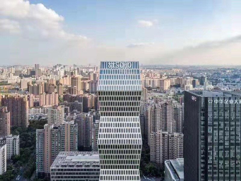 古北SOHO古北SOHO 高区景观 房型方正 落地玻璃采光